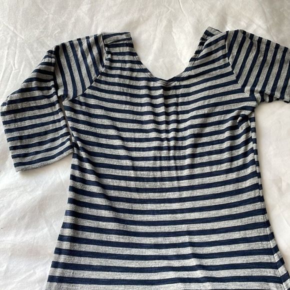 Grey and Blue Striped Maxi Dress by Velvet, Size XS - Picture 4 of 4